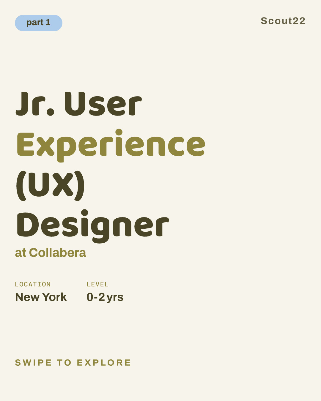 Jr. User Experience (UX) Designer at Collabera