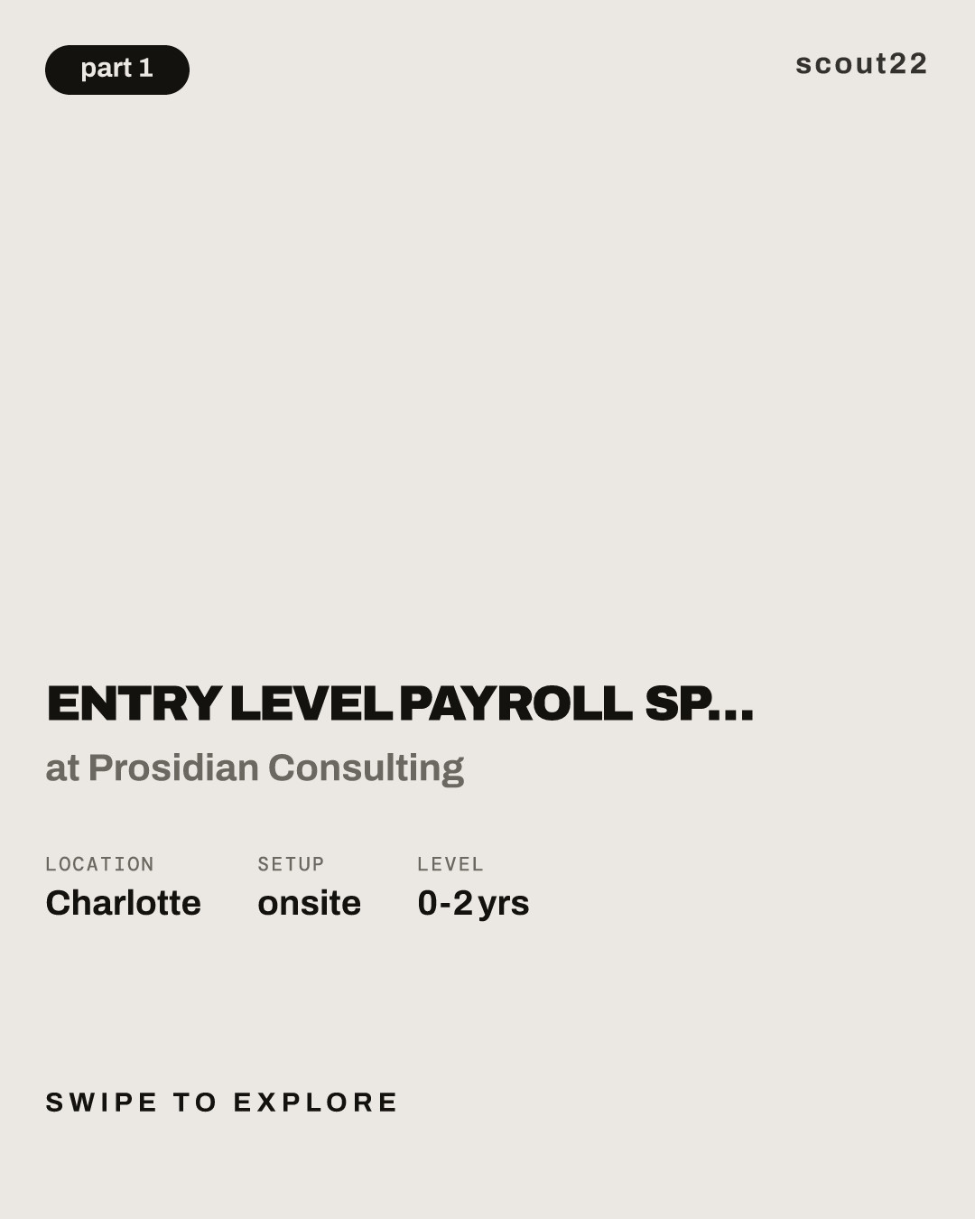 Entry Level Payroll Specialist | Payroll Specialist [COC0052051] at Prosidian Consulting