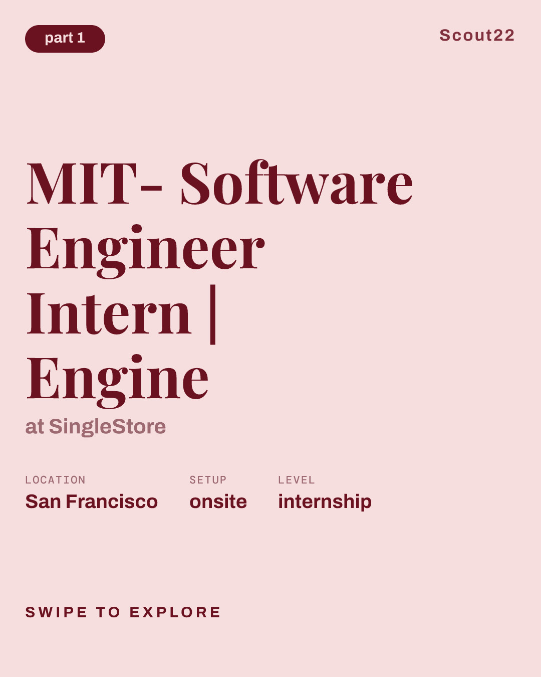 MIT- Software Engineer Intern | Engine at SingleStore