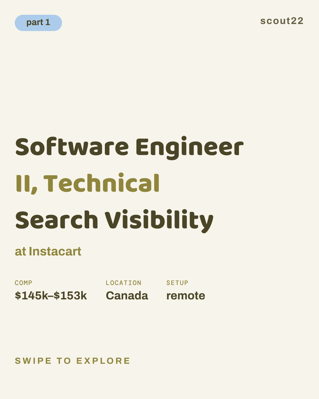 Software Engineer II, Technical Search Visibility at Instacart