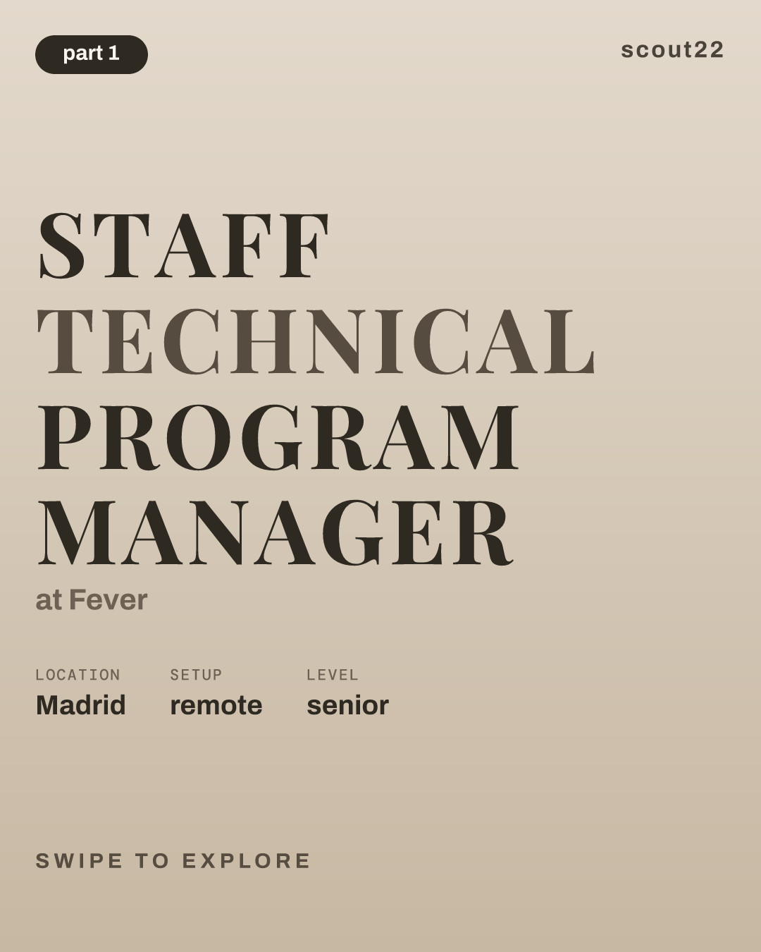 Staff Technical Program Manager at Fever