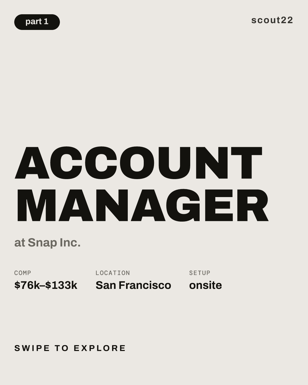 Account Manager at Snap Inc.