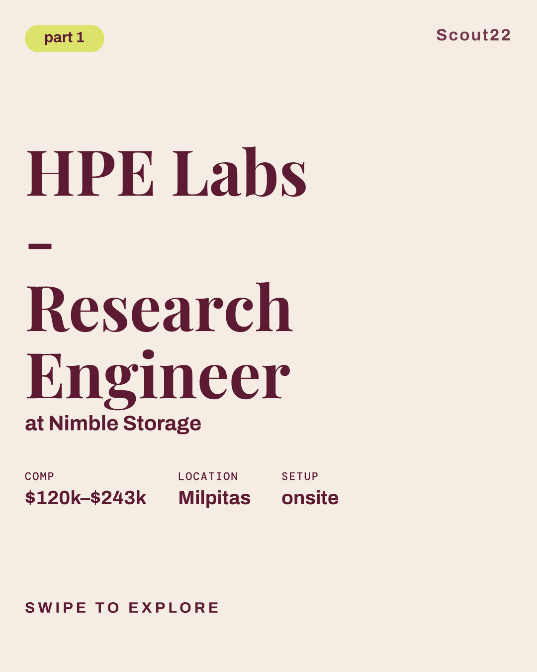 HPE Labs - Research Engineer at Nimble Storage