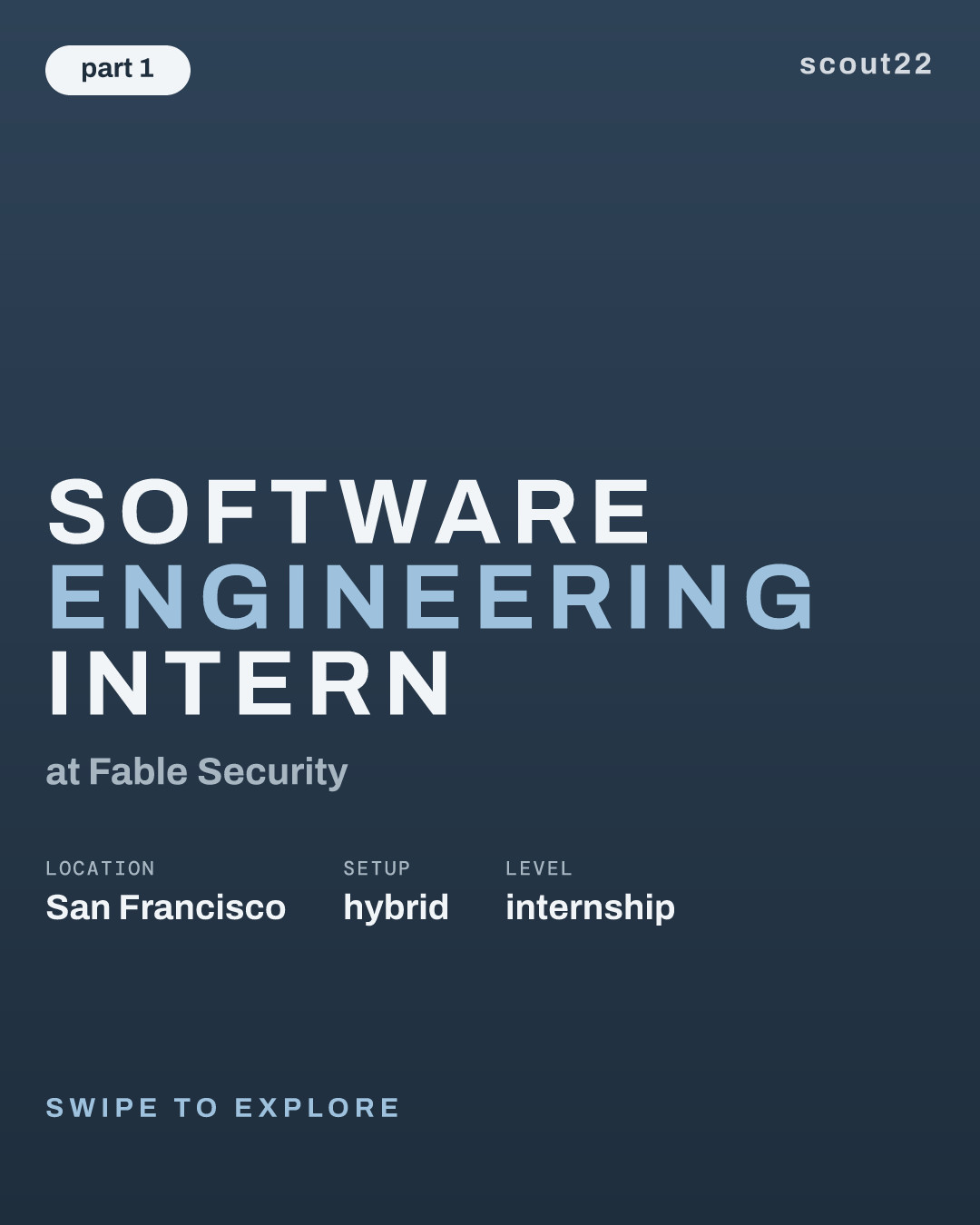 Software Engineering Intern at Fable Security
