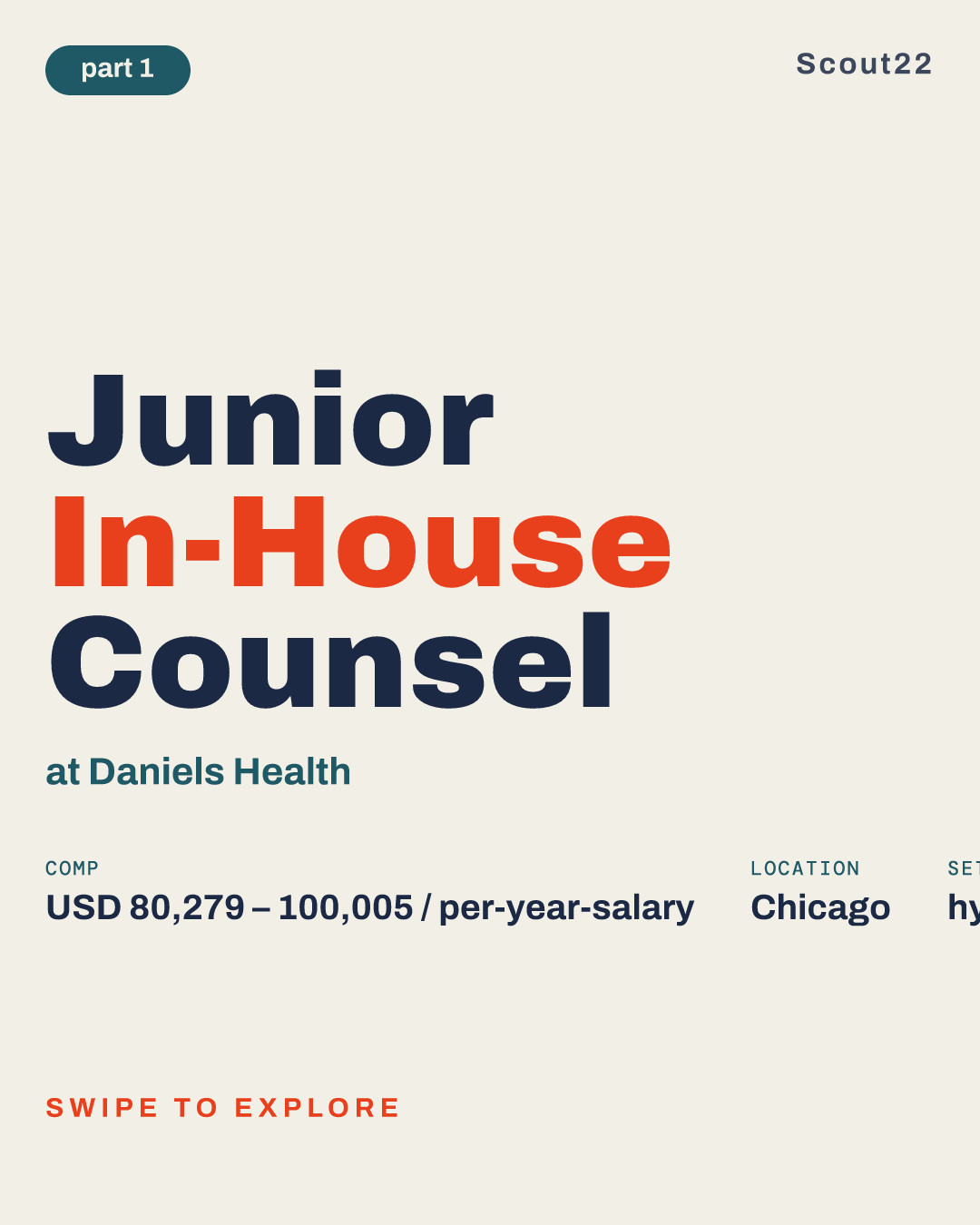 Junior In-House Counsel at Daniels Health