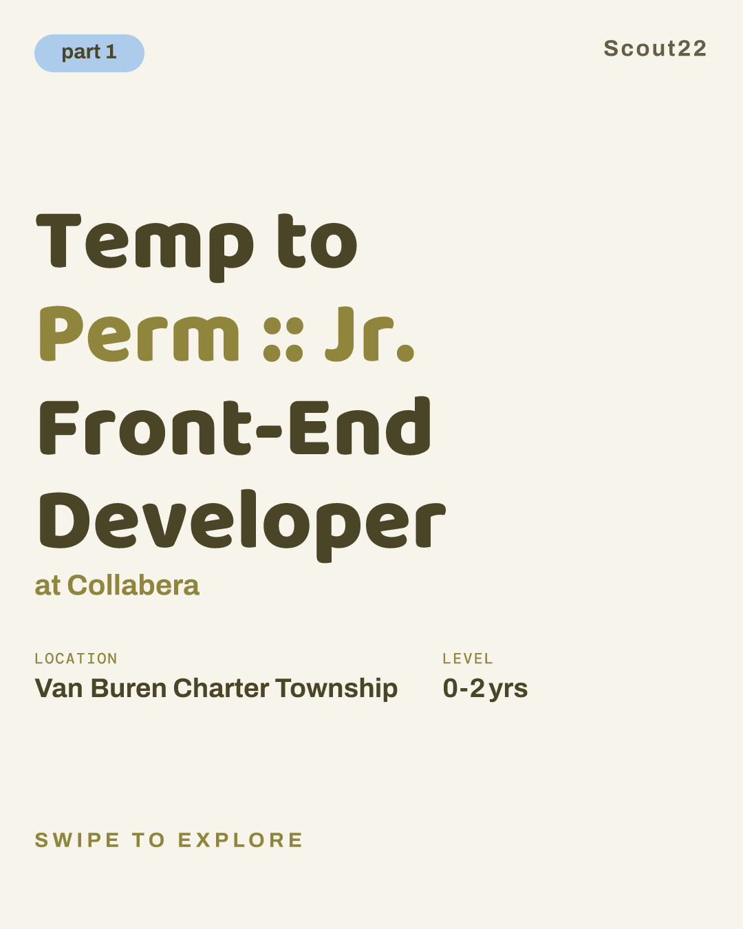 Temp to Perm :: Jr. Front-End Developer at Collabera