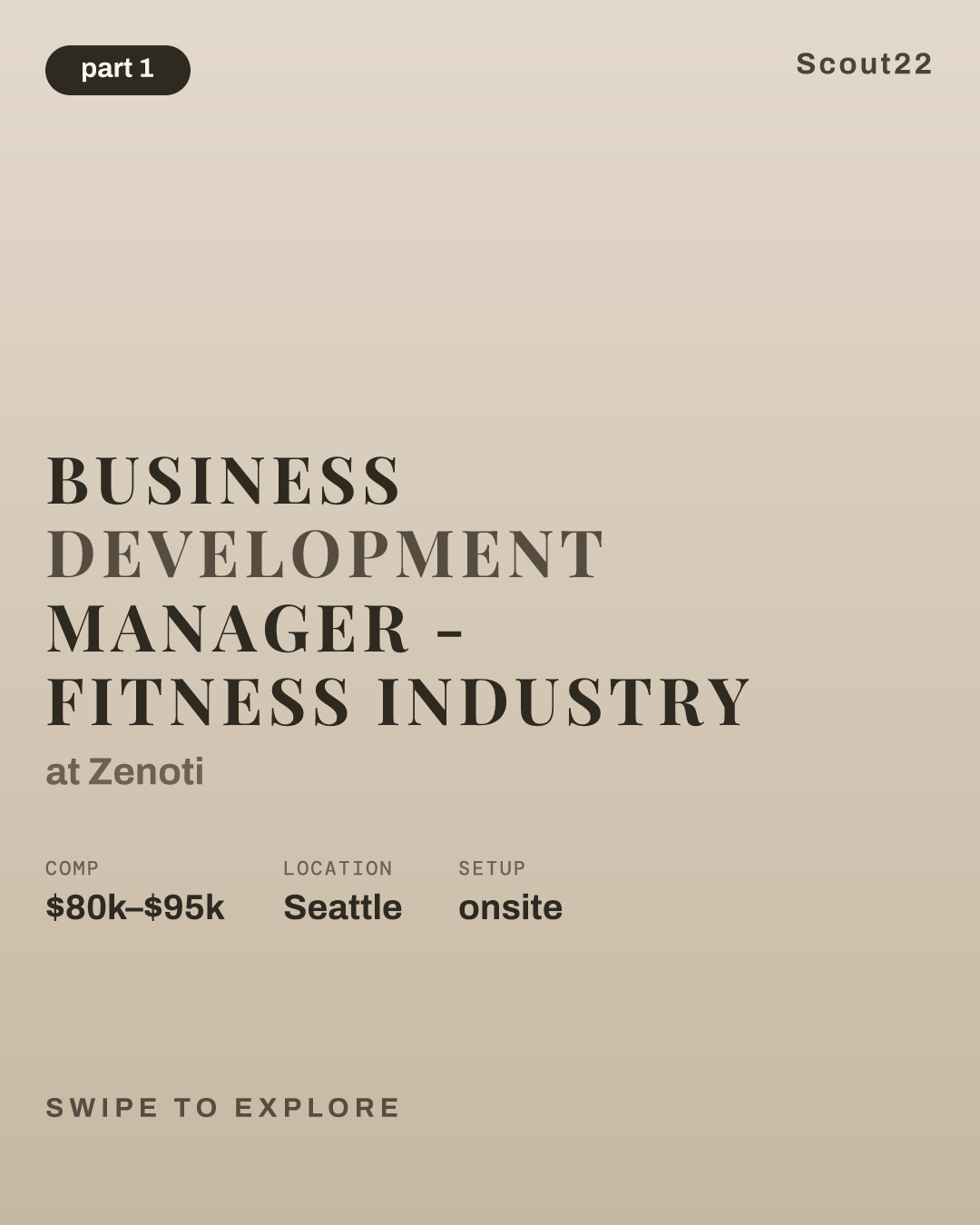 Business Development Manager - Fitness Industry at Zenoti
