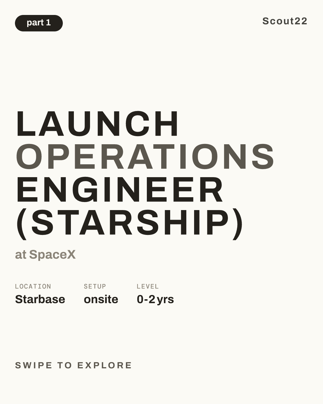Launch Operations Engineer (Starship) at SpaceX