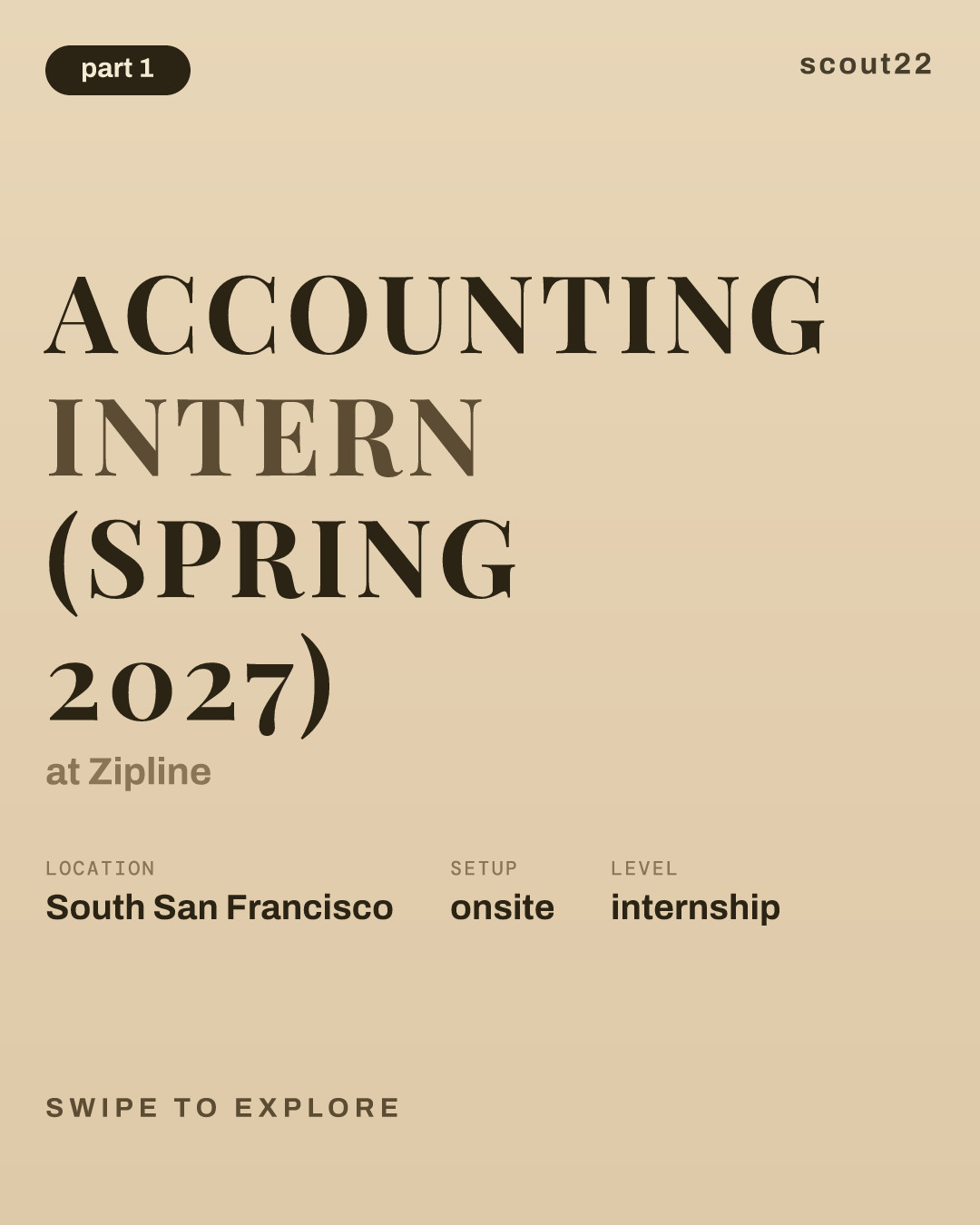 Accounting Intern (Spring 2027) at Zipline