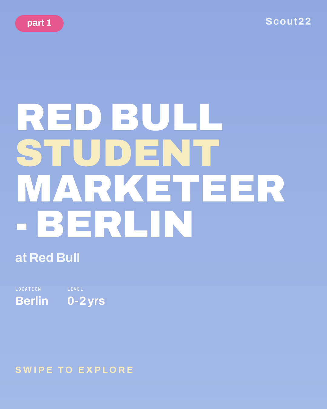 Red Bull Student Marketeer - Berlin at Red Bull