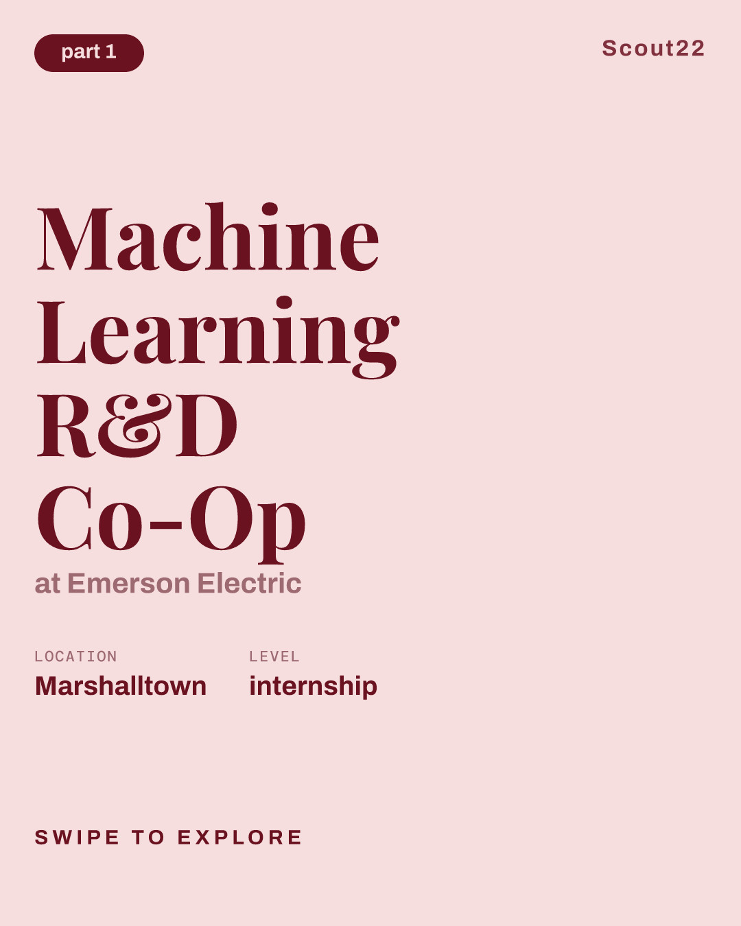 Machine Learning R&D Co-Op at Emerson Electric