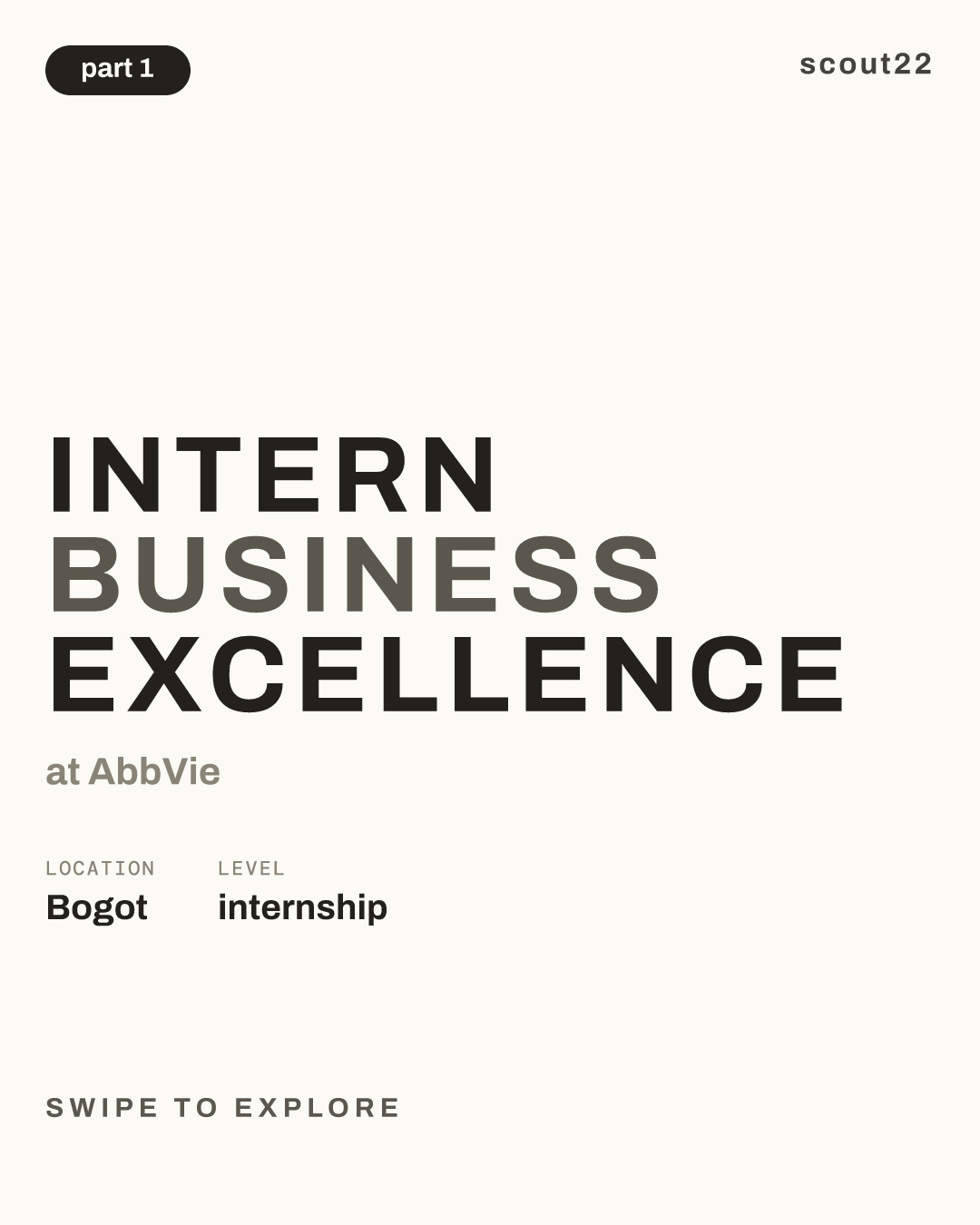 Intern Business Excellence at AbbVie