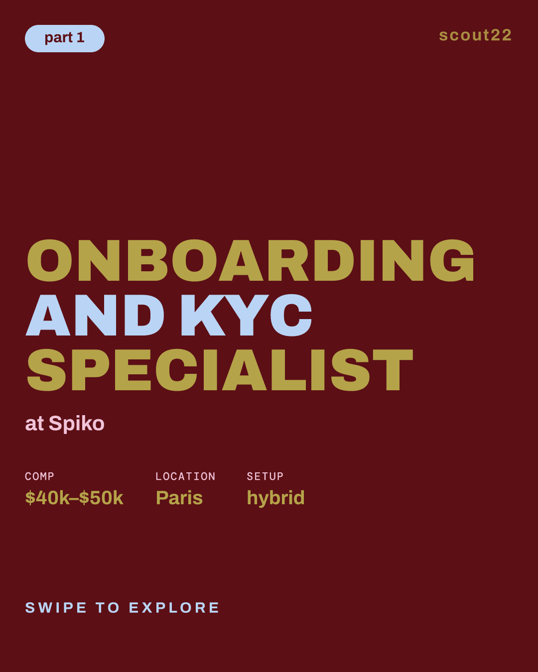 Onboarding and KYC Specialist at Spiko