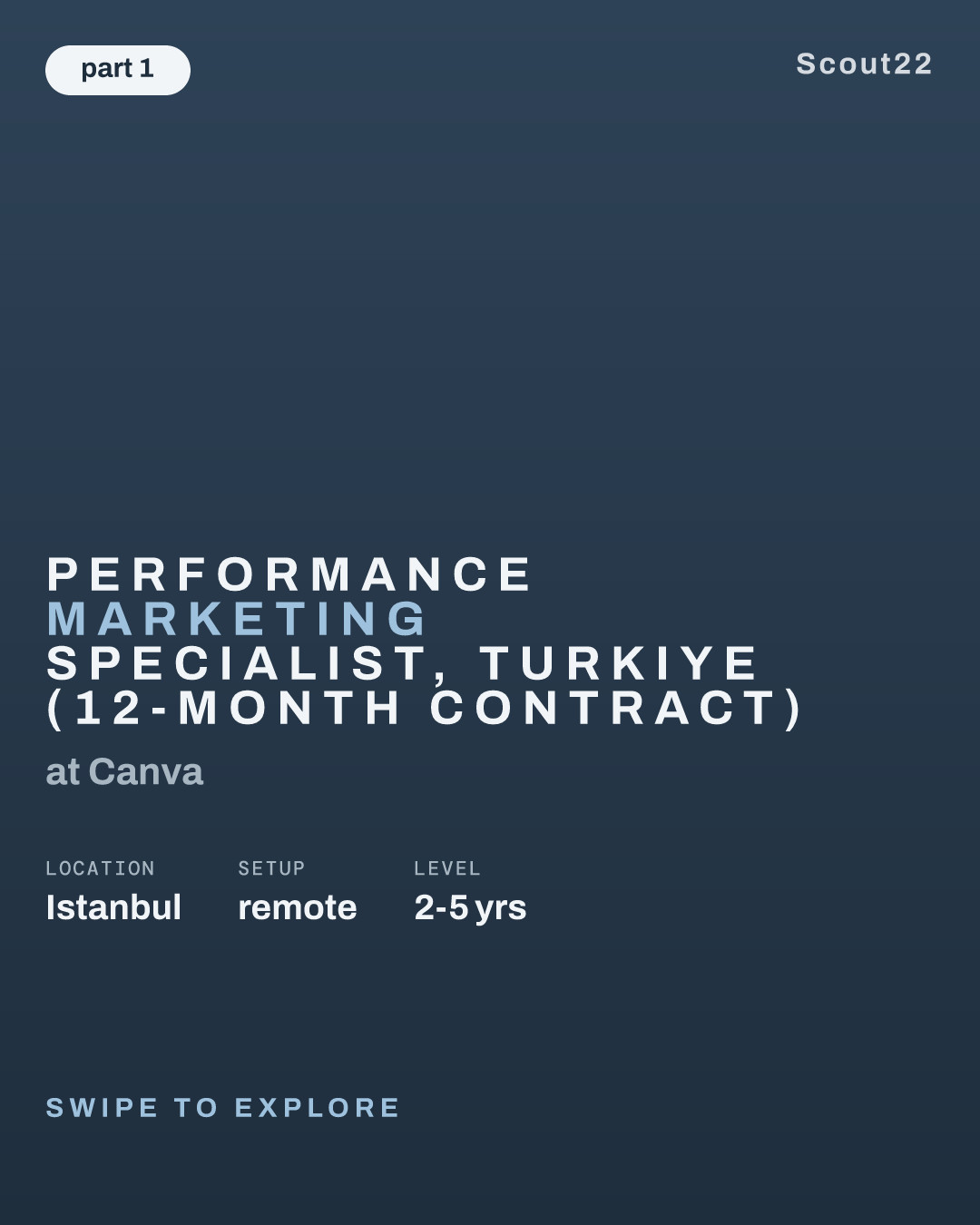 Performance Marketing Specialist, Turkiye (12-month Contract) at Canva