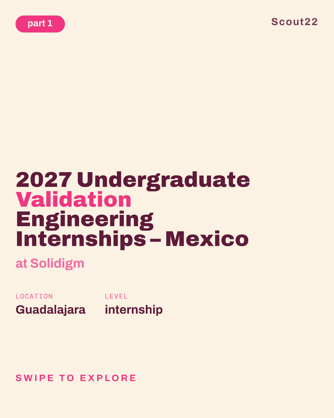 2027 Undergraduate Validation Engineering Internships – Mexico at Solidigm