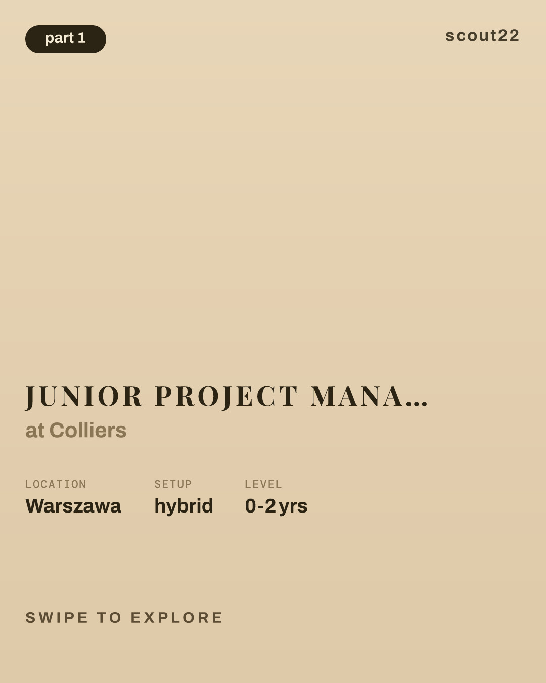 Junior Project Manager (fit-out) | Define | Warszawa at Colliers