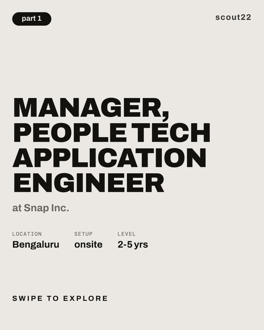 Manager, People Tech Application Engineer at Snap Inc.
