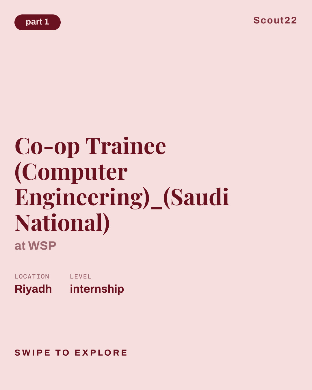 Co-op Trainee (Computer Engineering)_(Saudi National) at WSP