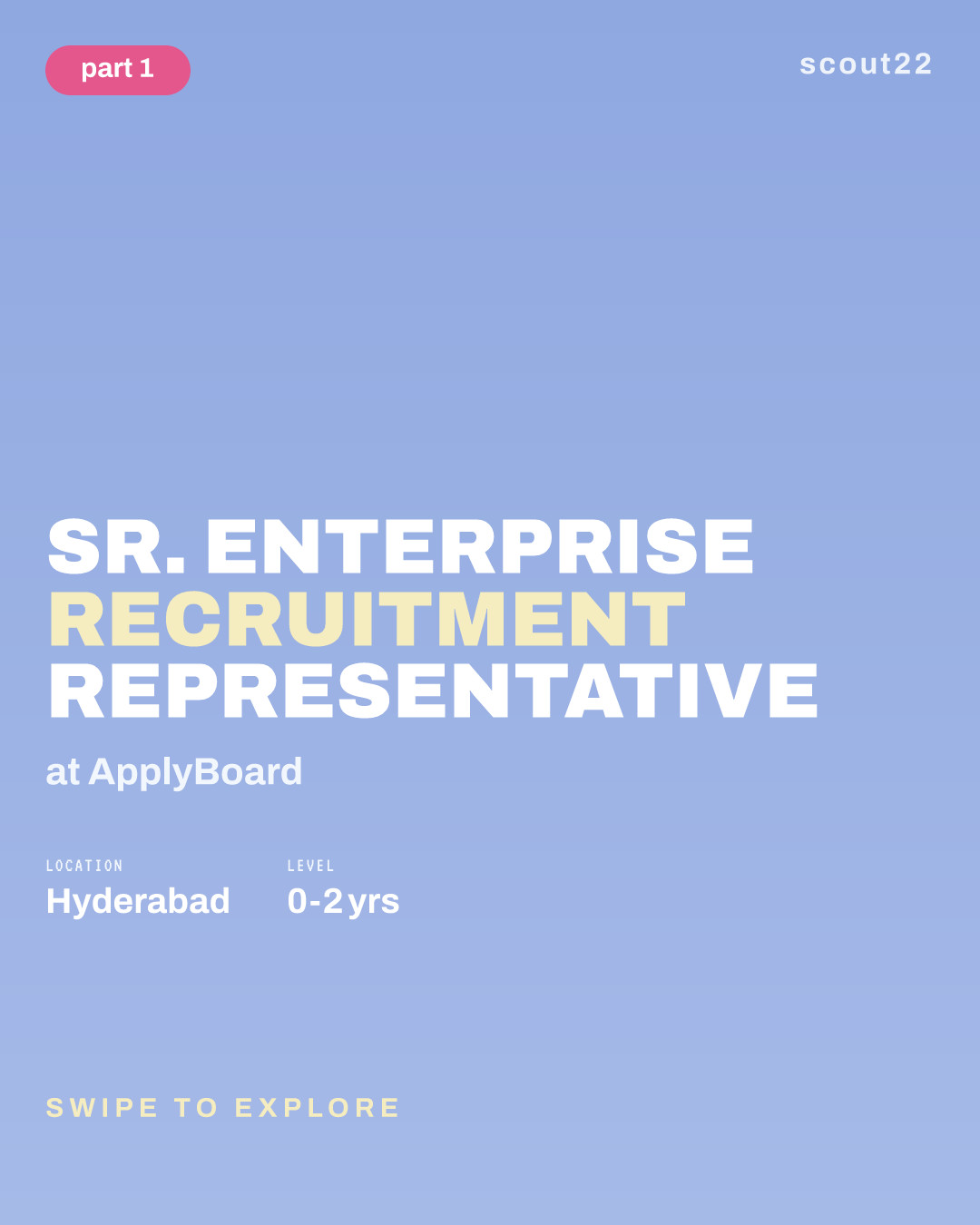 Sr. Enterprise Recruitment Representative at ApplyBoard