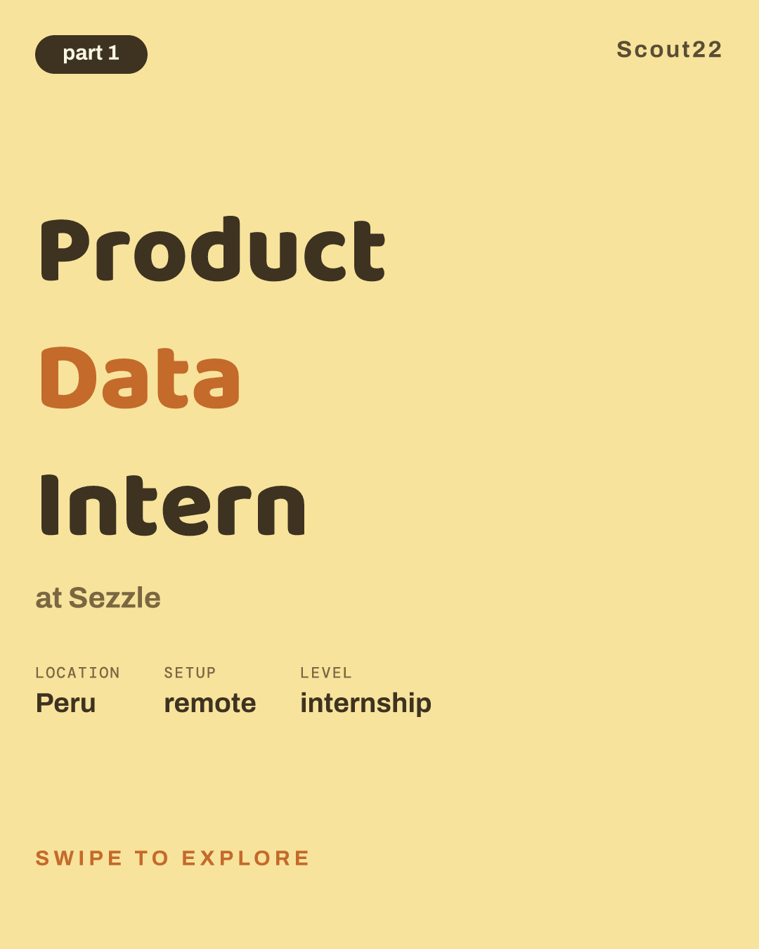 Product Data Intern at Sezzle