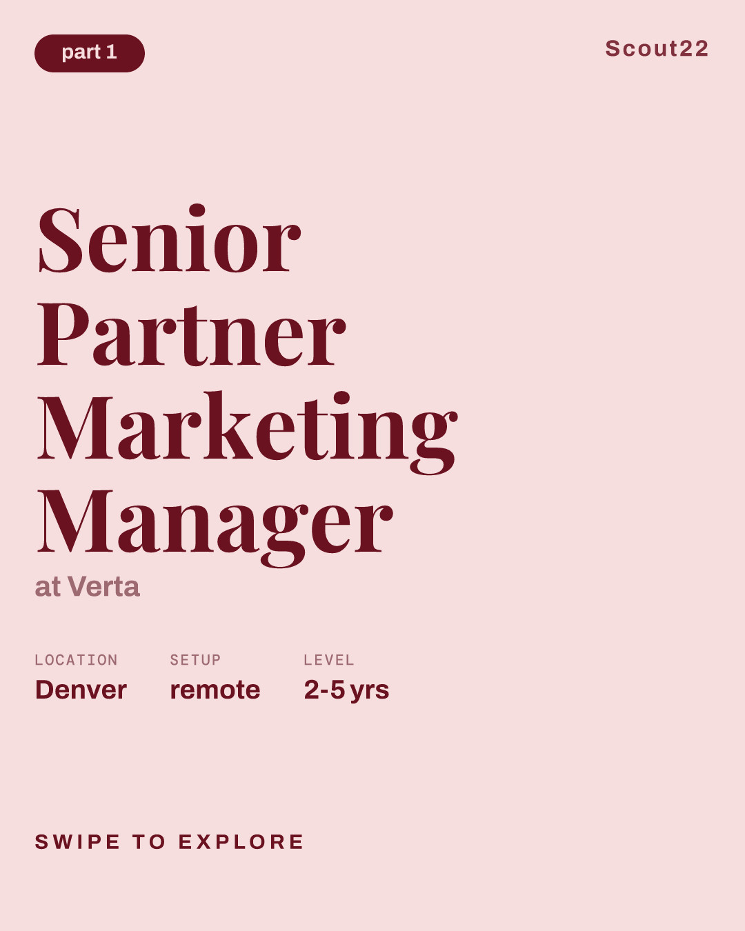Senior Partner Marketing Manager at Verta