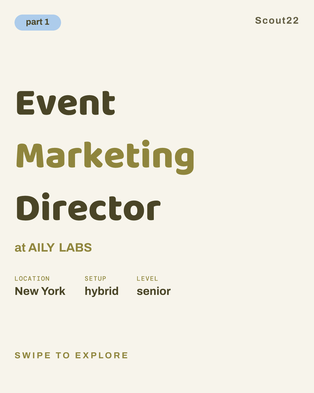 Event Marketing Director at AILY LABS