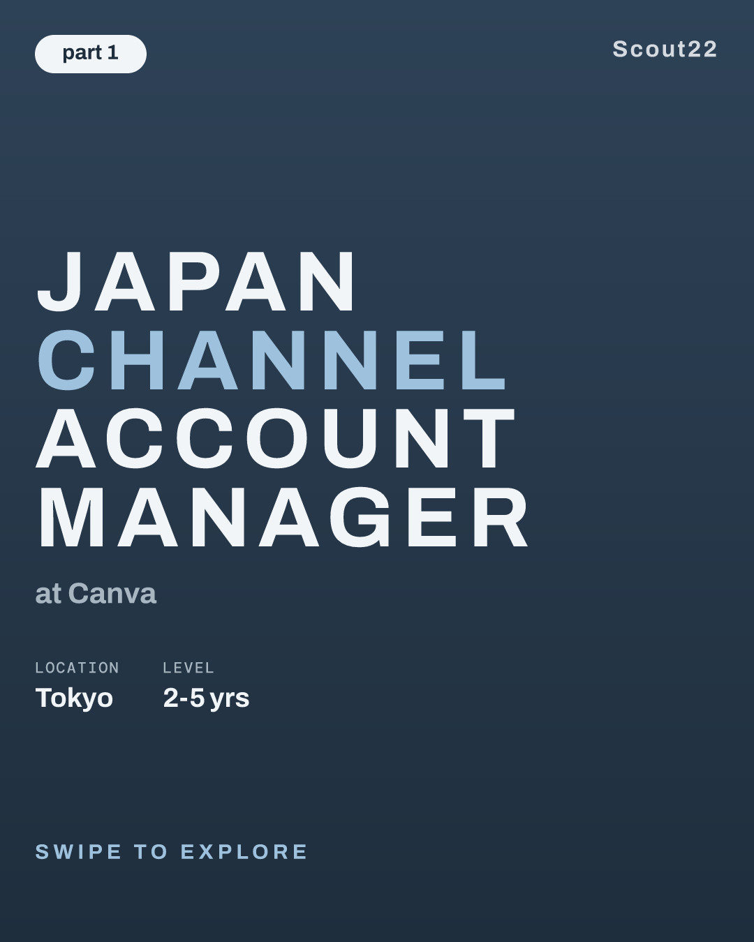 Japan Channel Account Manager at Canva