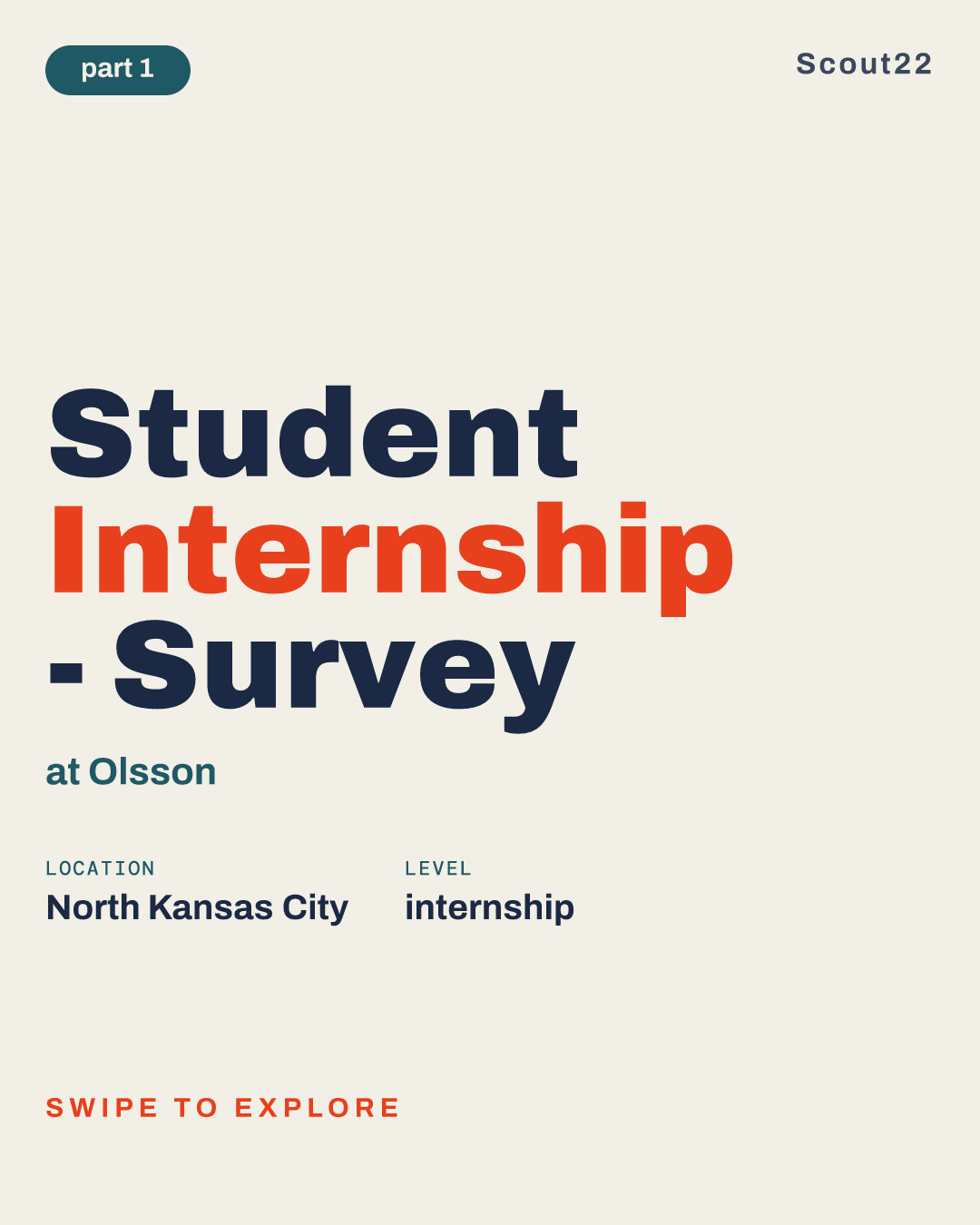Student Internship - Survey at Olsson