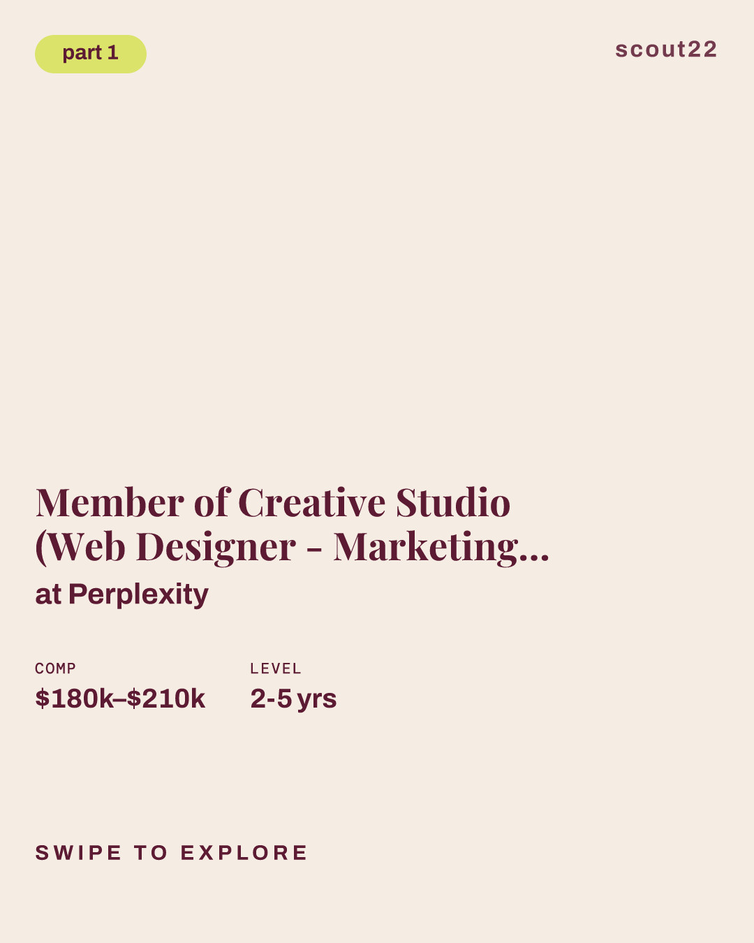 Member of Creative Studio (Web Designer - Marketing & Landing Pages) at Perplexity