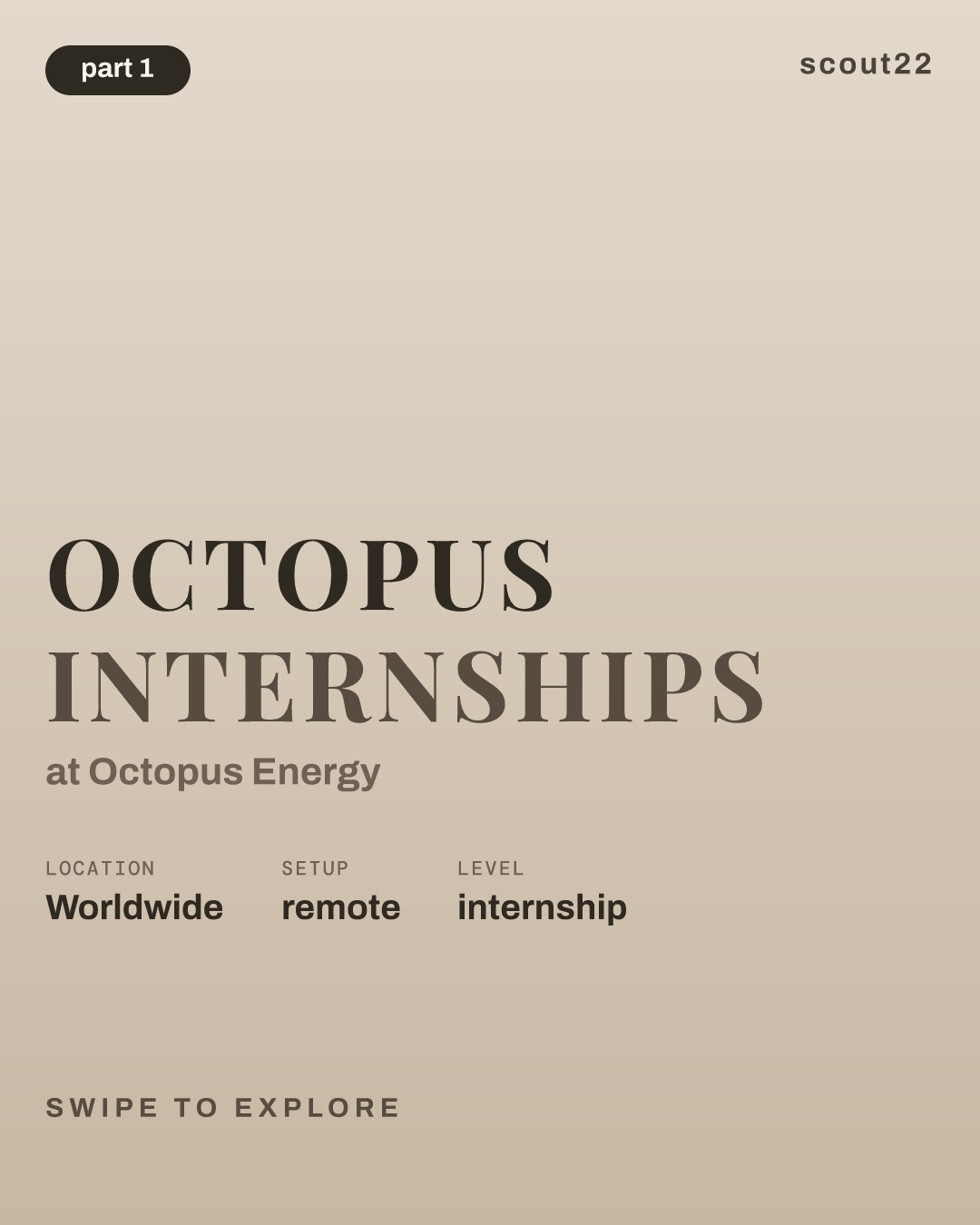 Octopus Internships at Octopus Energy