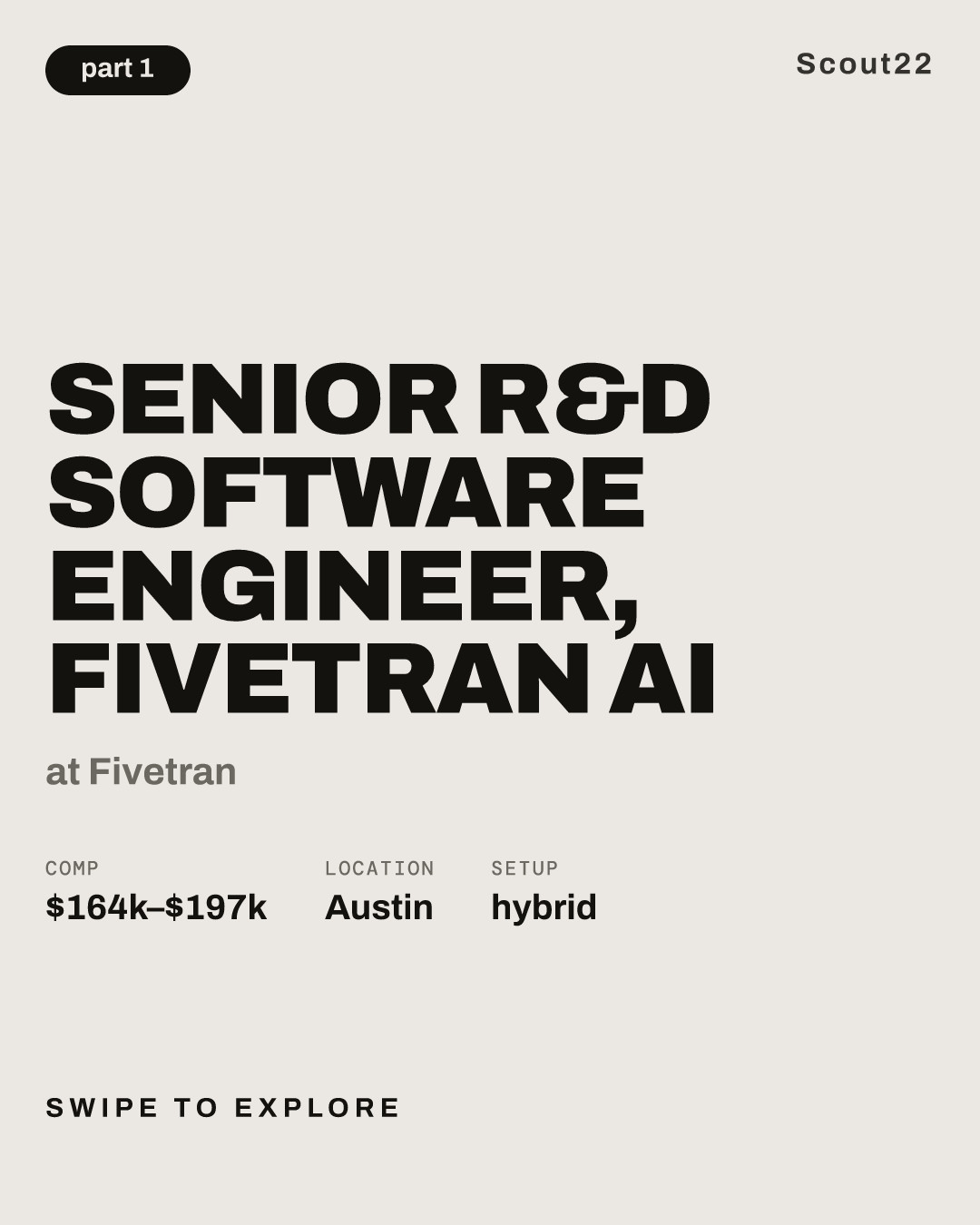 Senior R&D Software Engineer, Fivetran AI at Fivetran