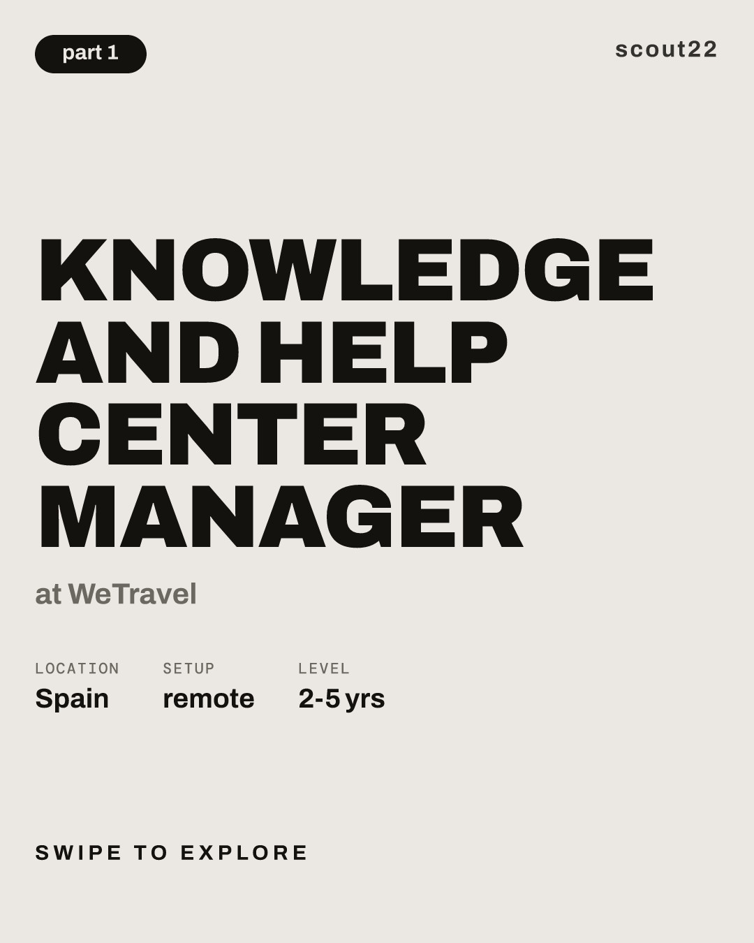 Knowledge and Help Center Manager at WeTravel