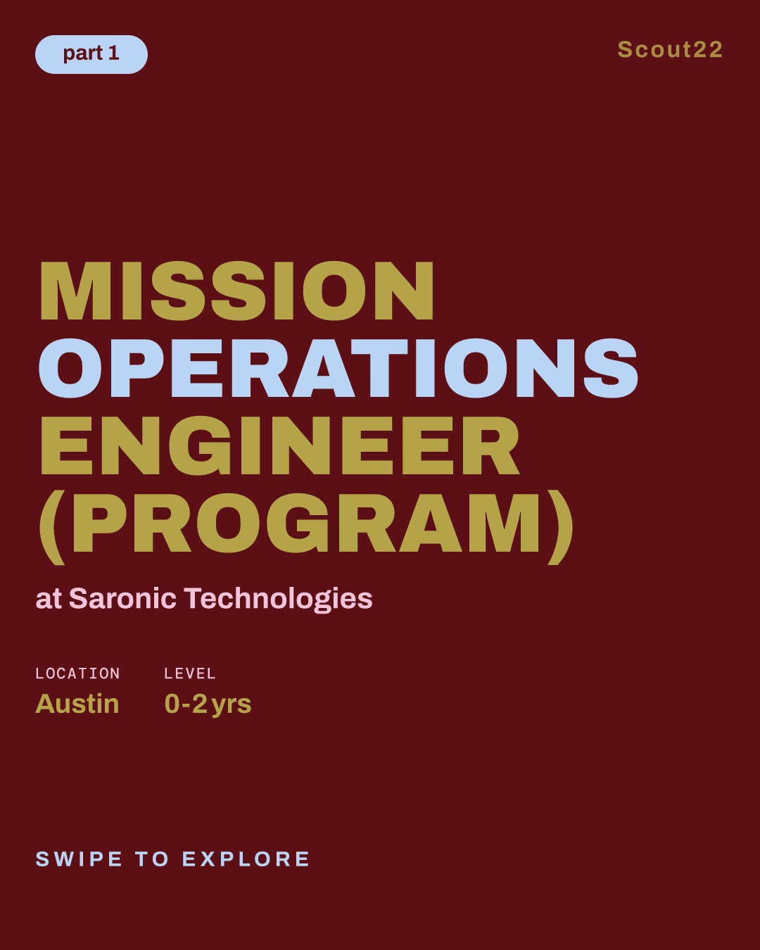 Mission Operations Engineer (Program) at Saronic Technologies