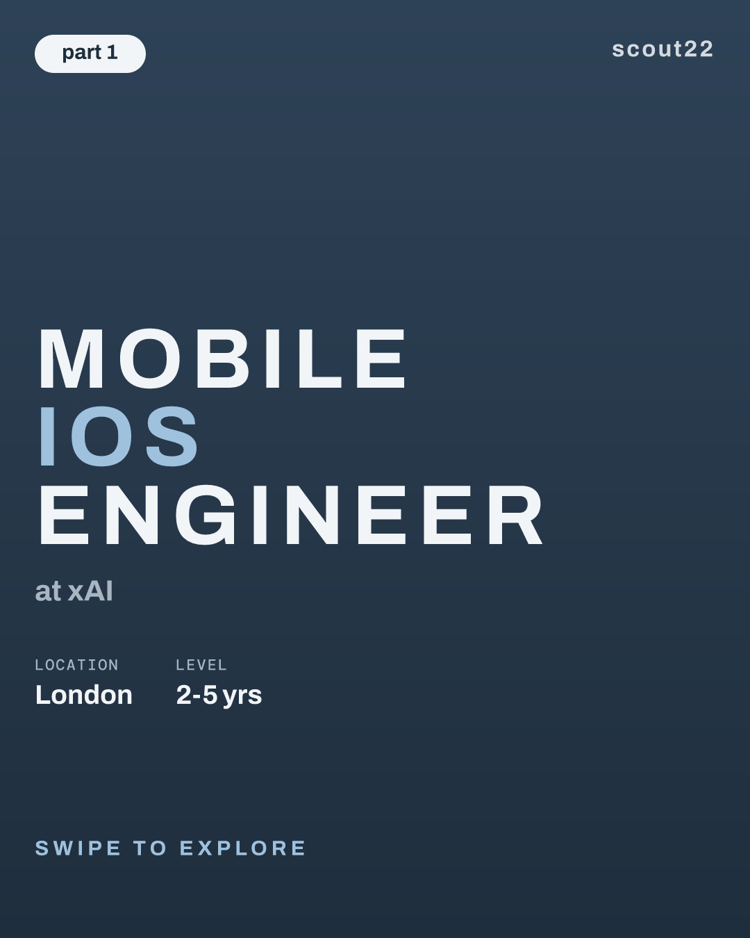Mobile iOS Engineer at xAI