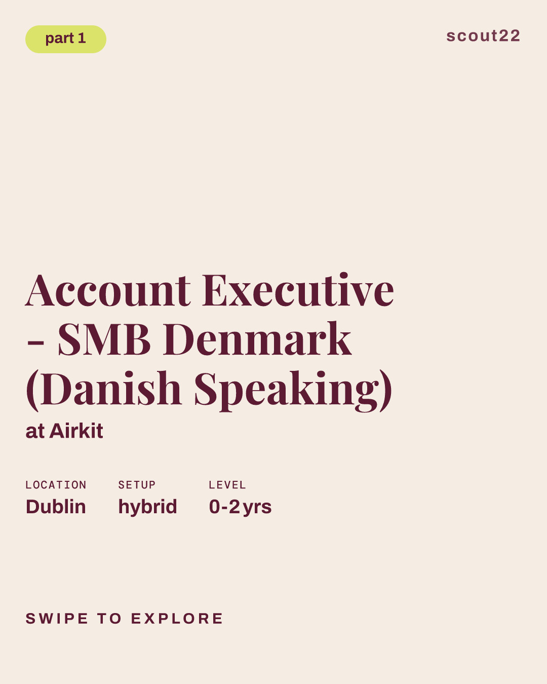 Account Executive - SMB Denmark (Danish Speaking) at Airkit