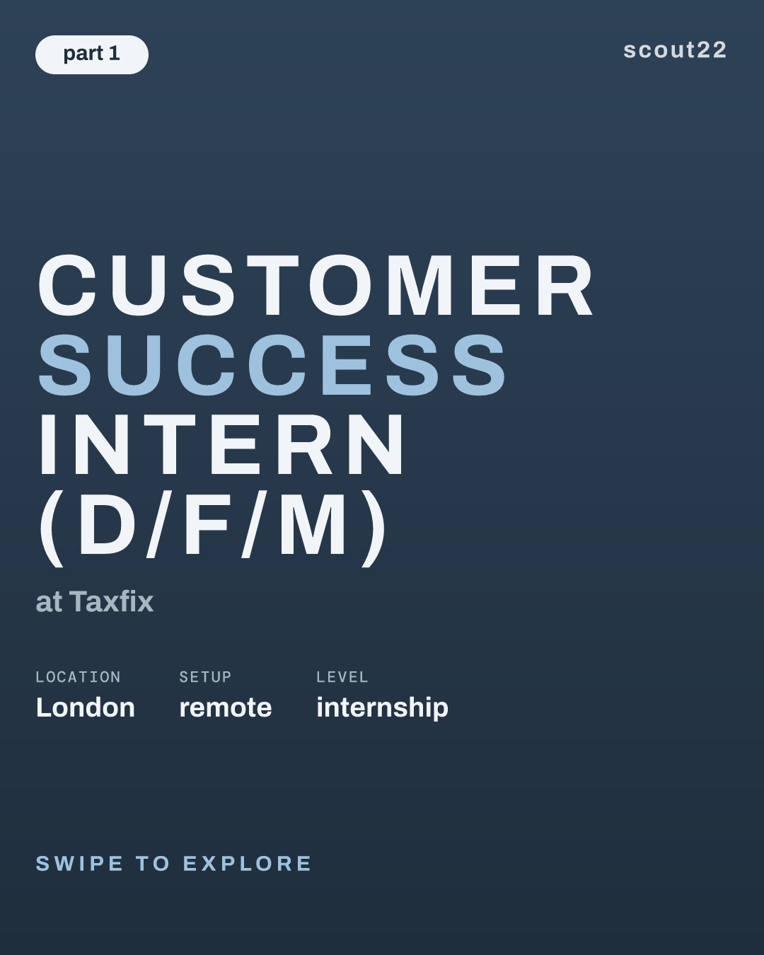 Customer Success Intern (d/f/m) at Taxfix