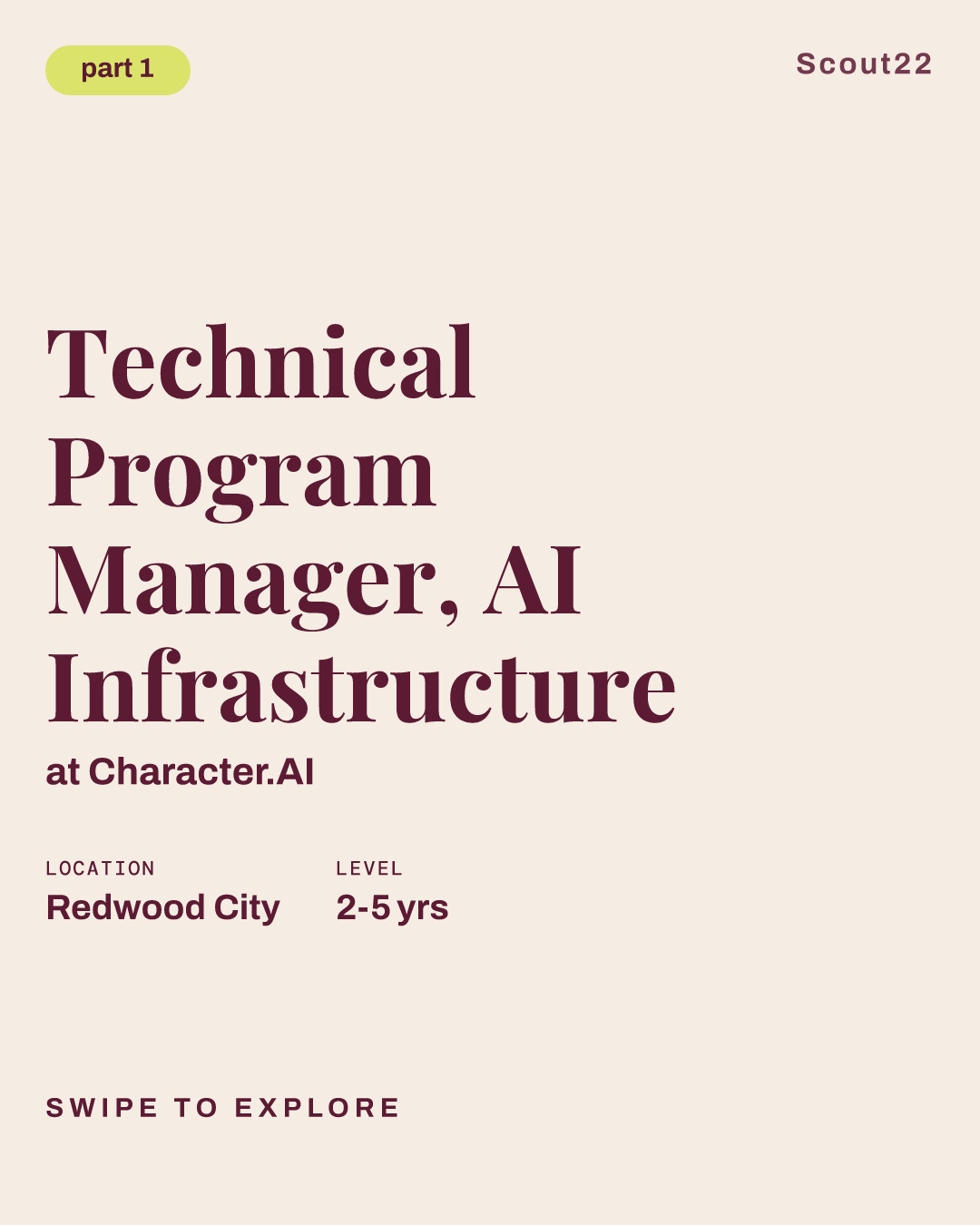 Technical Program Manager, AI Infrastructure at Character.AI
