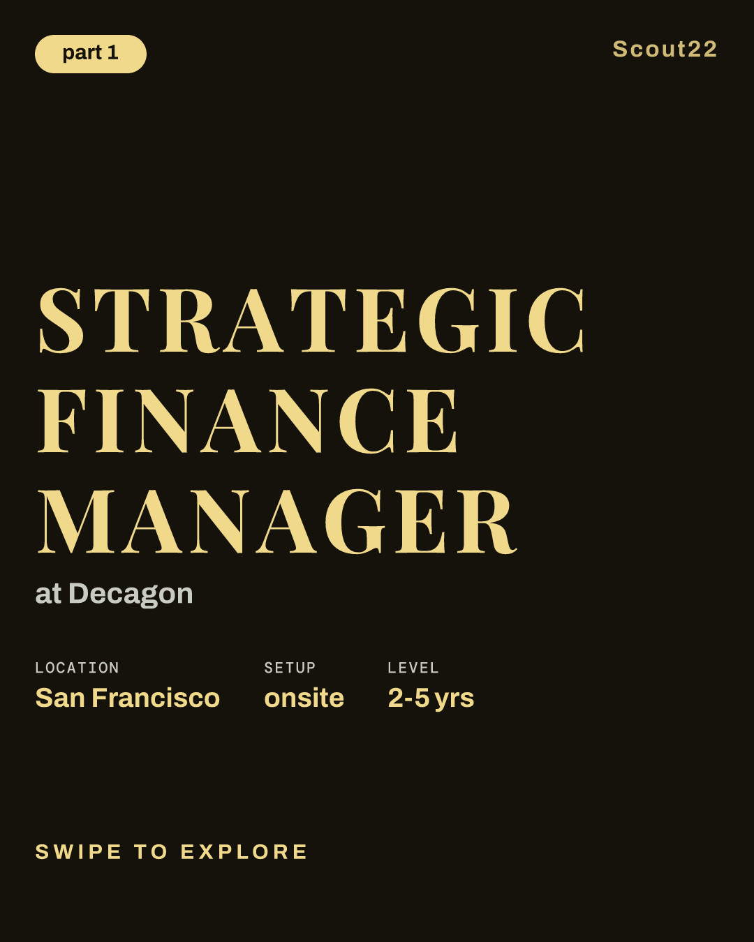 Strategic Finance Manager at Decagon