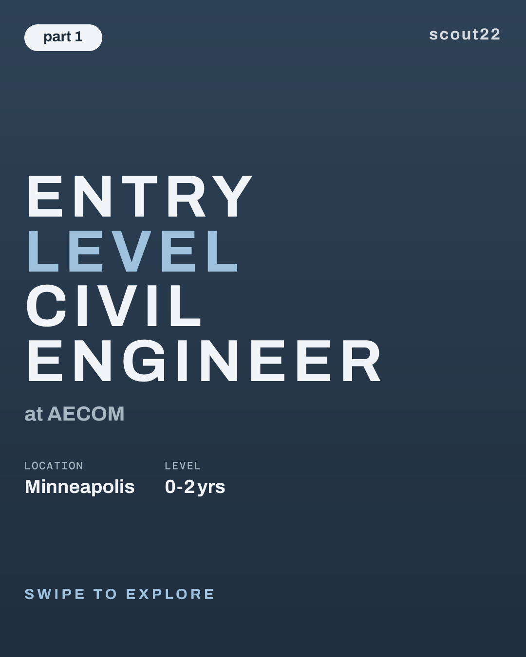 Entry Level Civil Engineer at AECOM