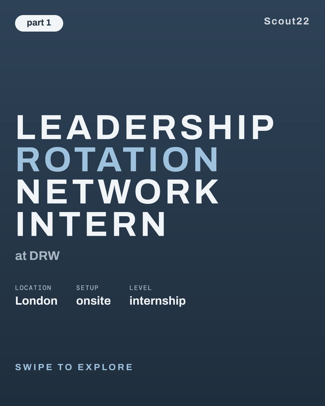 Leadership Rotation Network Intern at DRW