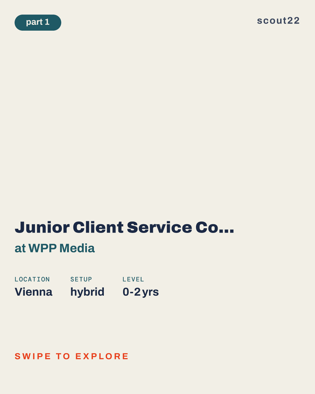 Junior Client Service Consultant (m/w/d) at WPP Media