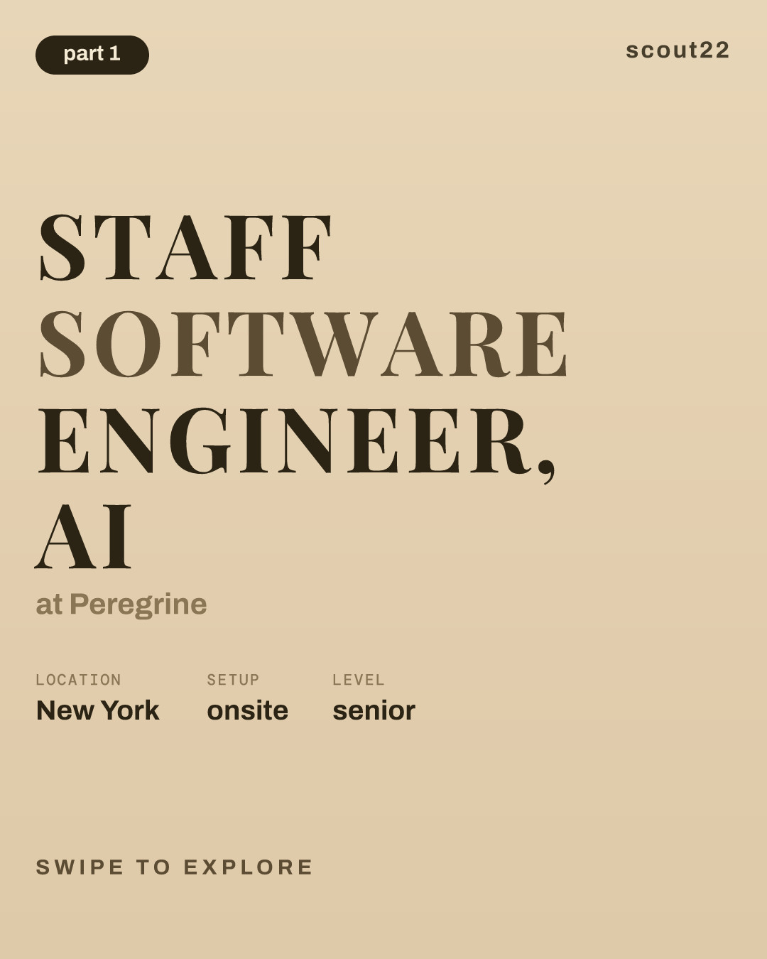 Staff Software Engineer, AI at Peregrine