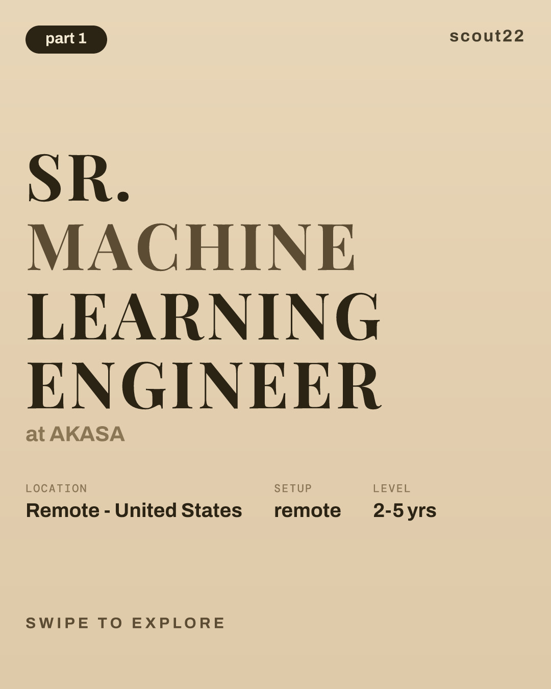 Sr. Machine Learning Engineer at AKASA