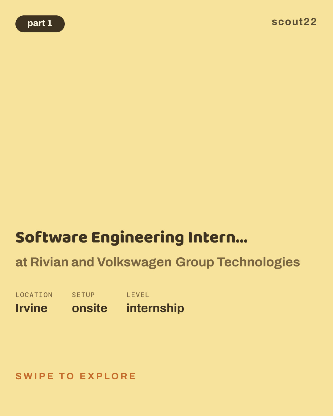 Software Engineering Intern - Connected Systems (January - August 2027) at Rivian and Volkswagen Group Technologies