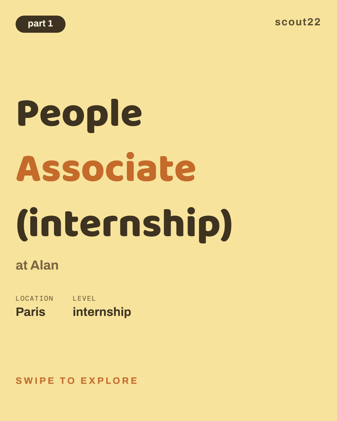 People Associate (internship) at Alan