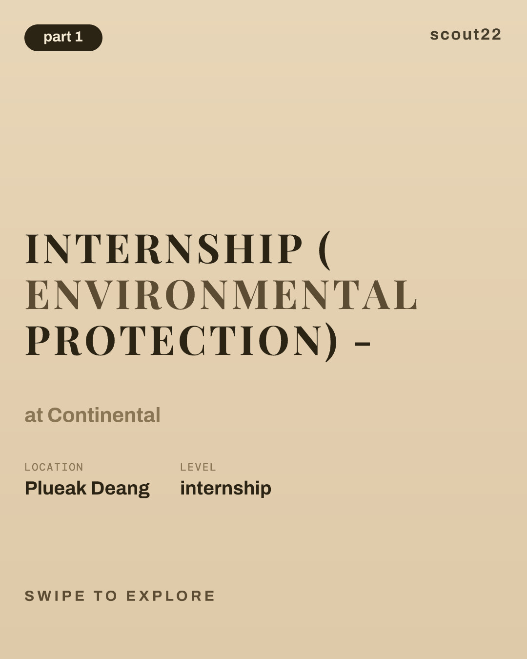 Internship ( Environmental Protection) - นักศึกษาฝึกงาน at Continental
