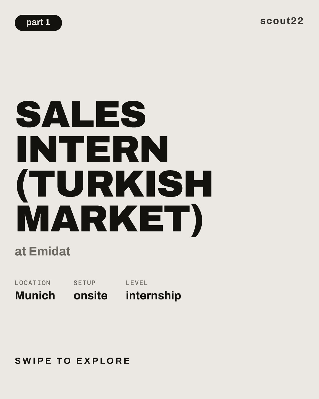 Sales Intern (Turkish Market) at Emidat