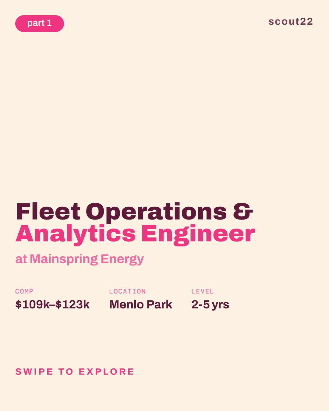 Fleet Operations & Analytics Engineer at Mainspring Energy