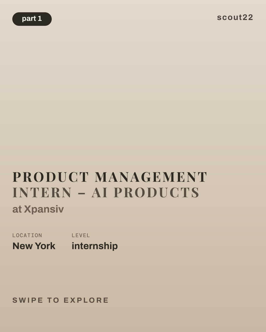 Product Management Intern – AI Products at Xpansiv