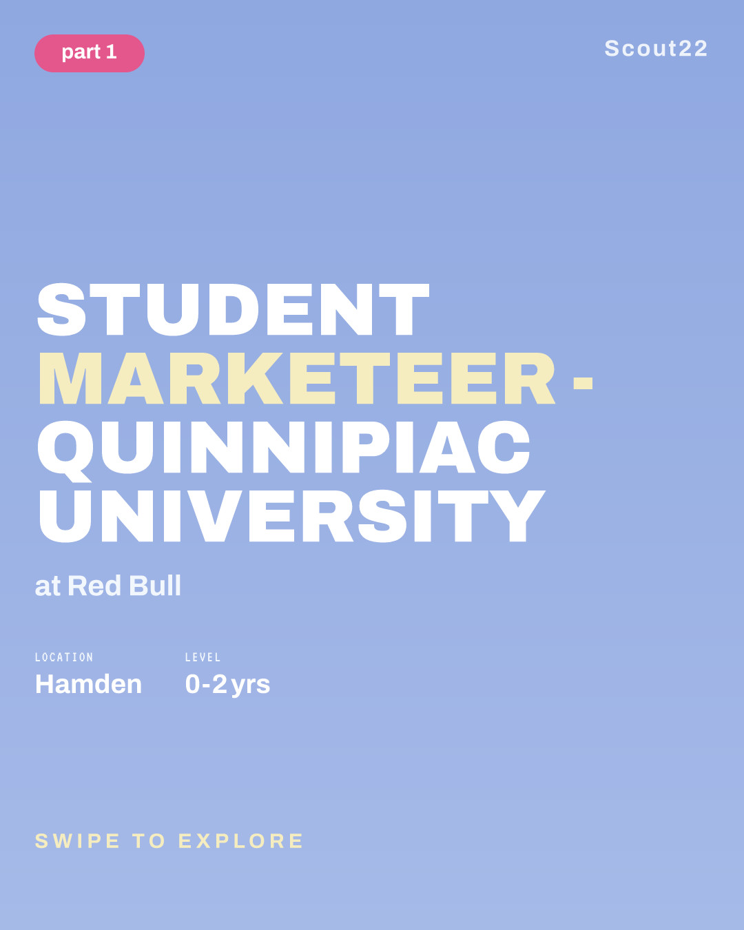Student Marketeer - Quinnipiac University at Red Bull
